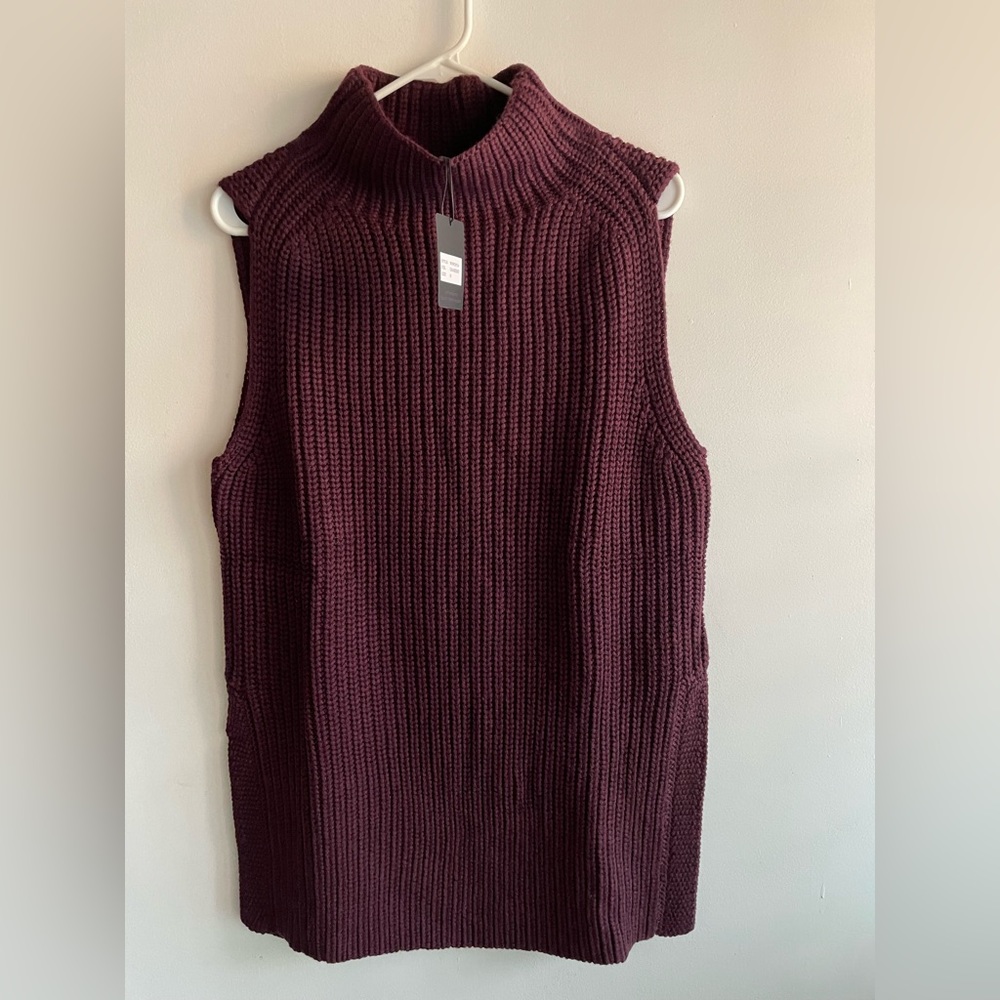 Raffi merino wool turtleneck sweater tunic NWT Size M
